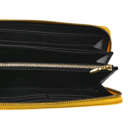 Louis Vuitton Vernis Kusama Infinity Dots Zippy Wallet Yellow 5 of 8