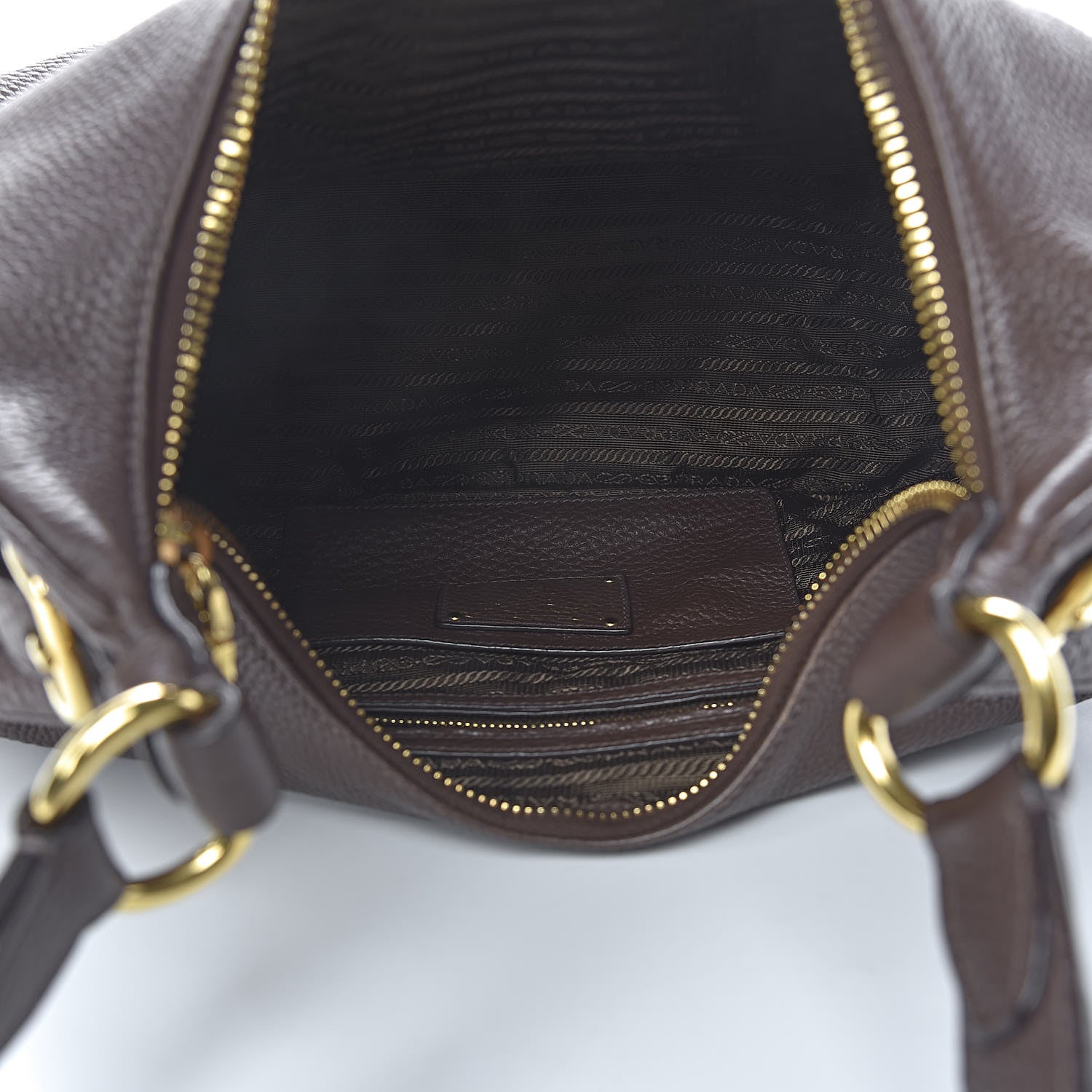 Prada Vitello Daino Hobo Cacao 5 of 13