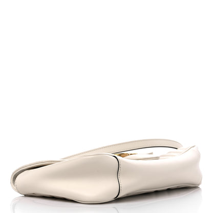 Gucci Calfskin Matelasse Small GG Marmont Shoulder Bag White 3 of 11