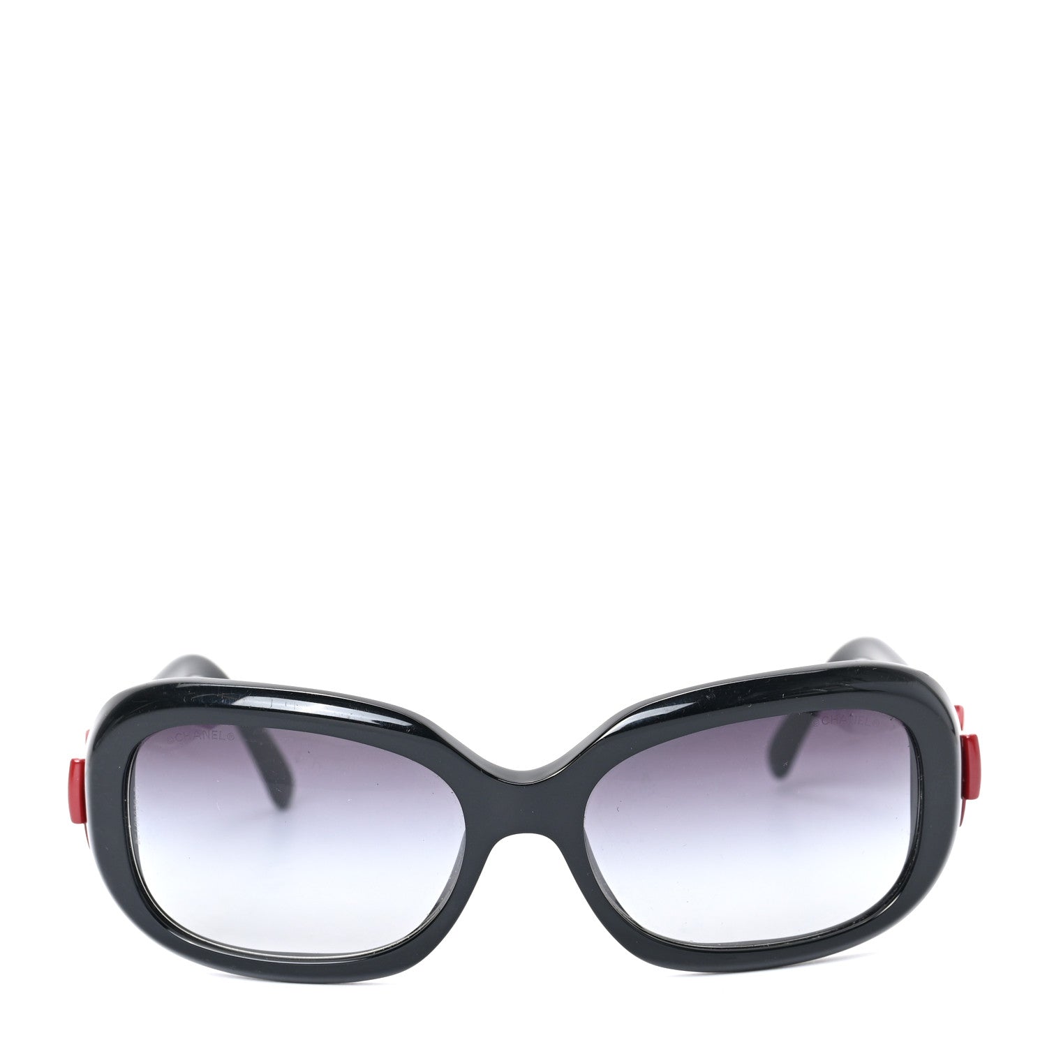 Chanel Acetate CC Bow Sunglasses 5171 Black Red 2 of 6