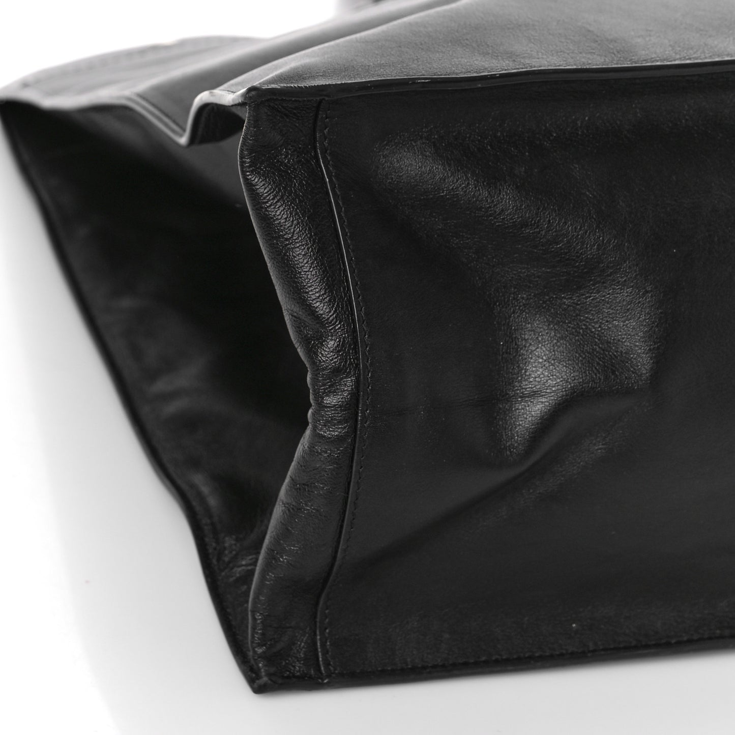 Vitello Large Rive Gauche Tote Black