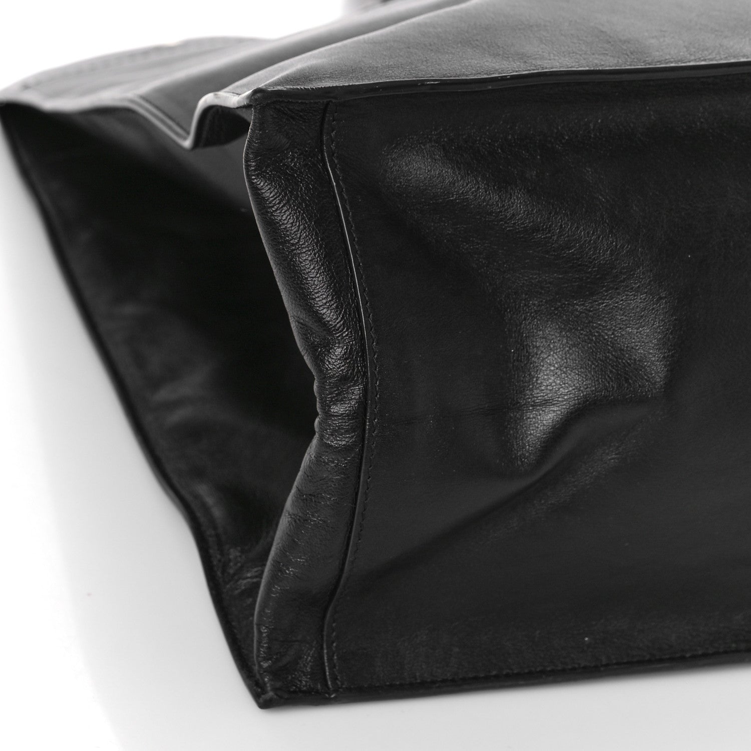Saint Laurent Vitello Large Rive Gauche Tote Black 7 of 8
