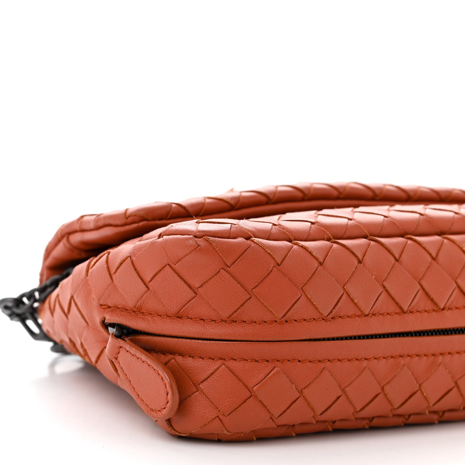 Bottega Veneta Nappa Intrecciato Baby Olimpia Shoulder Bag Orange 11 of 14