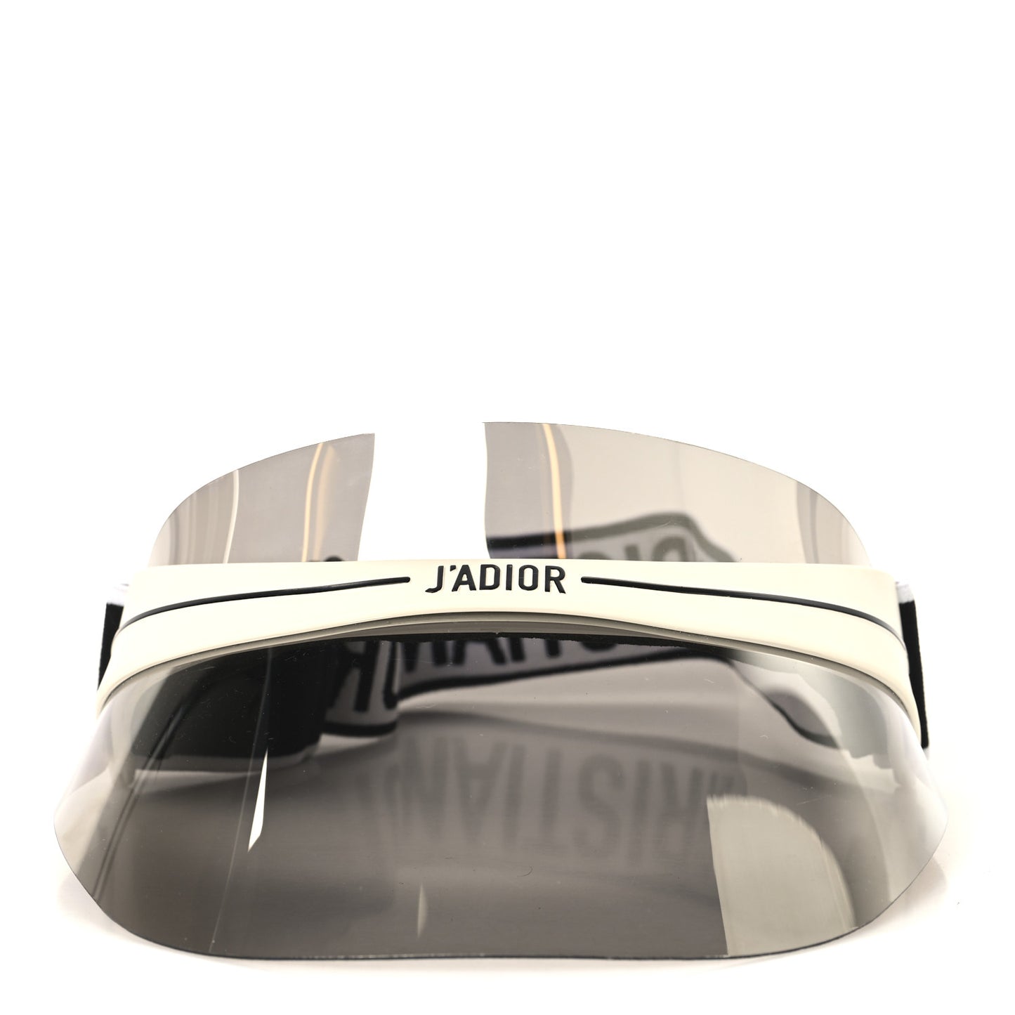 Mirrored DiorClub1 Sun Visor Silver