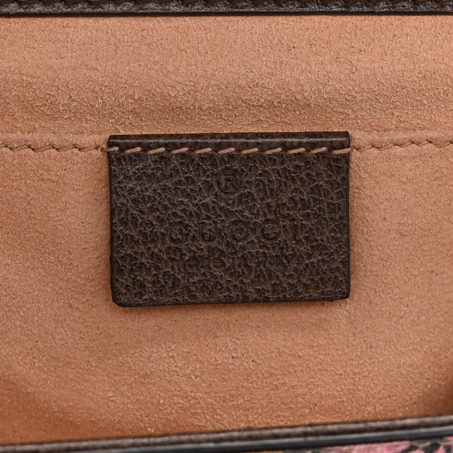 GG Supreme Monogram Bengal Small Padlock Shoulder Bag Beige Pink