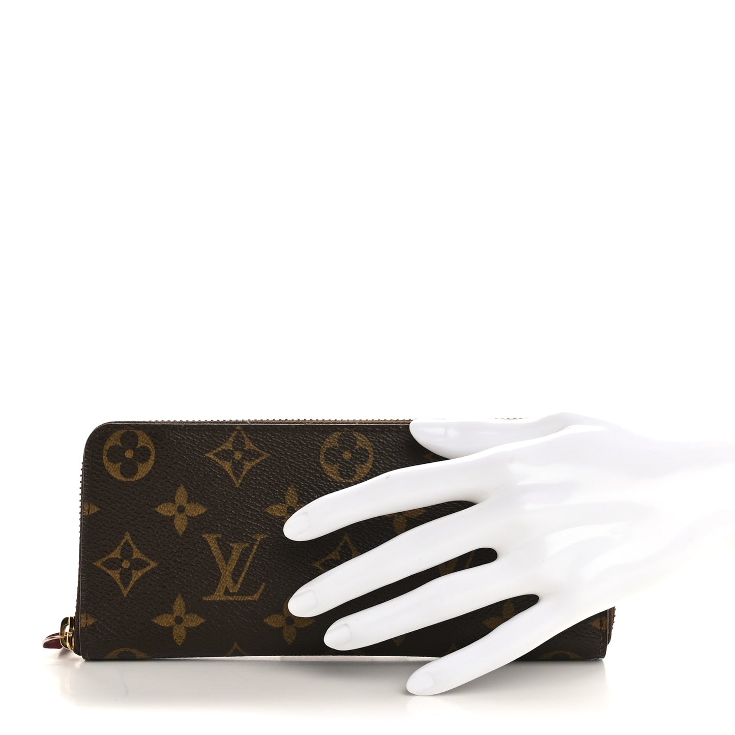 Monogram Clemence Wallet Fuchsia