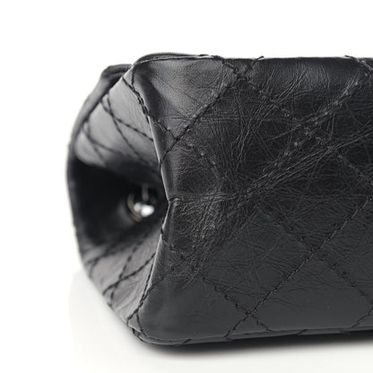 Chanel Aged Calfskin Quilted 2.55 Reissue Mini Flap So Black 8 of 9