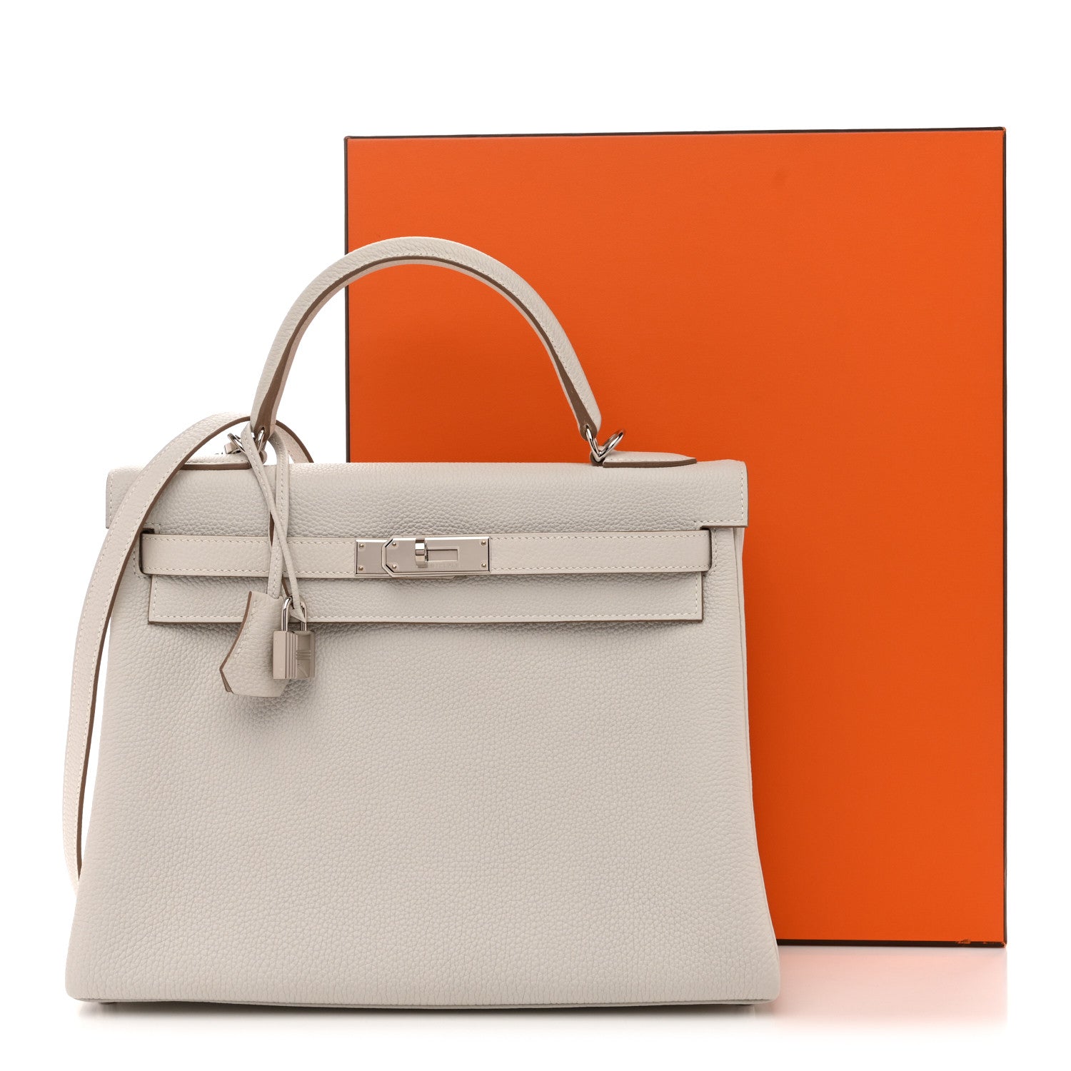 Hermes Togo Kelly Retourne 32 Gris Pale 1850183 – FASHIONPHILE