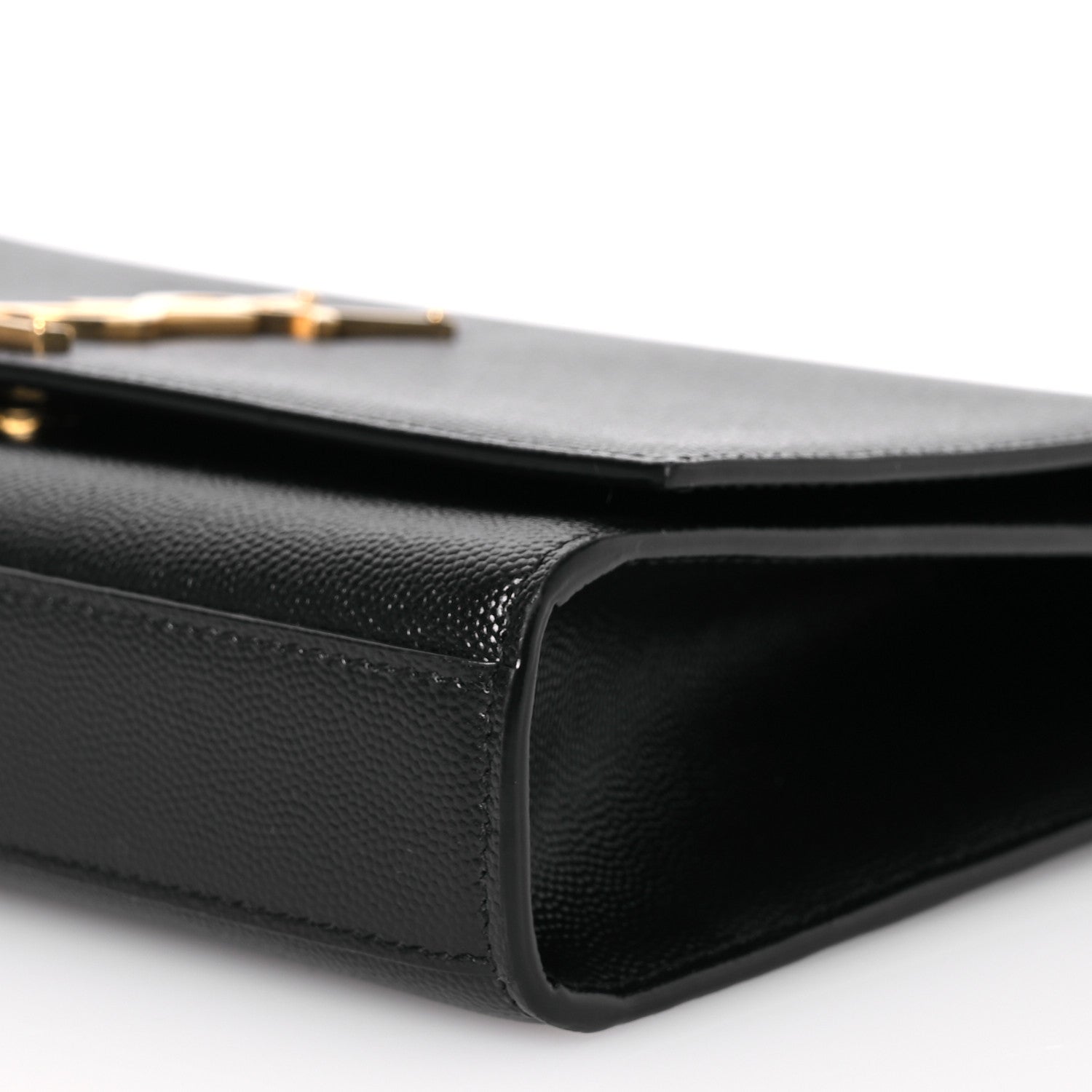 Saint Laurent Grain De Poudre Medium Classic Monogram Kate Satchel Black 10 of 13