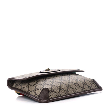 Gucci GG Supreme Monogram Neo Vintage Web Belt Bag Brown 4 of 11