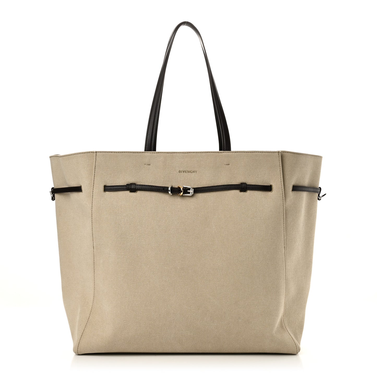 Canvas Large Voyou Tote Army Beige