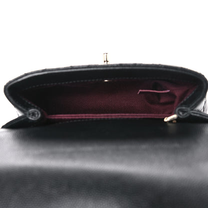 Chanel Caviar Quilted Extra Mini Coco Handle Flap Black 5 of 9