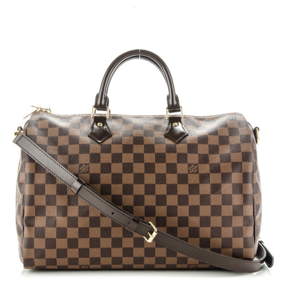 Louis Vuitton Damier Ebene Speedy Bandouliere 35 1 of 9