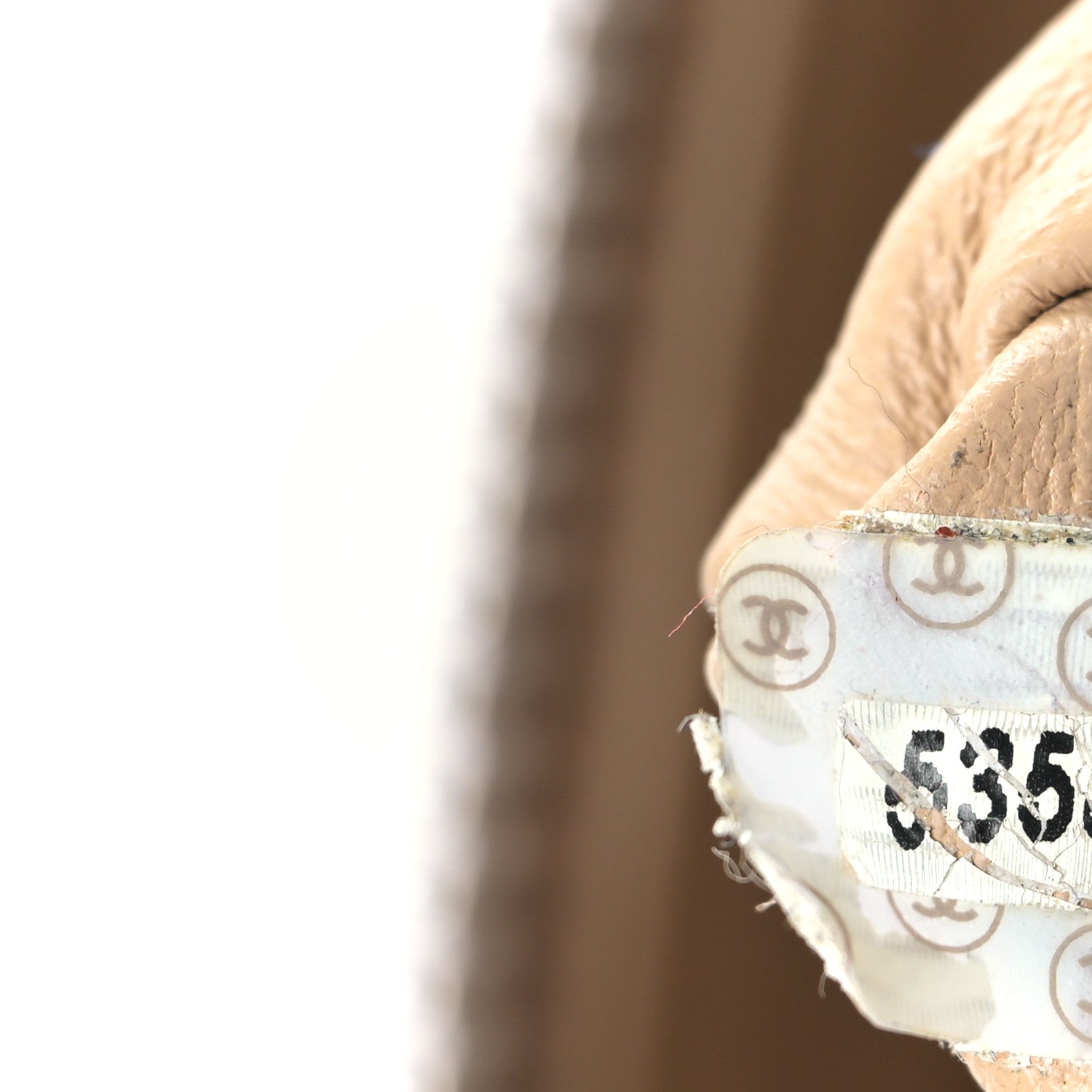 Chanel Suede Nylon Stitched Hobo Messenger Bag Beige Brown 8 of 10