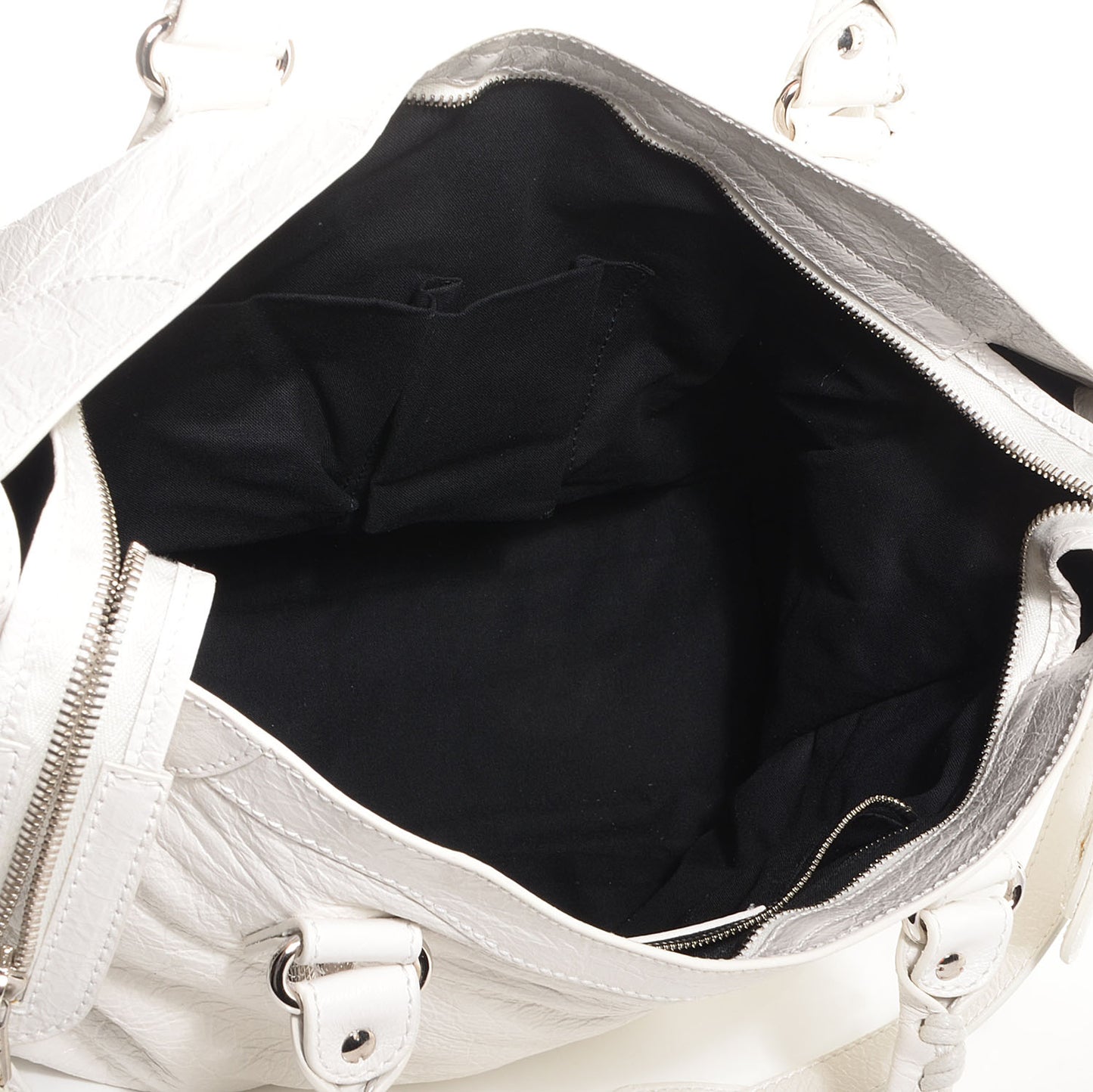 Agneau Giant 12 Silver Hardware City Ivory
