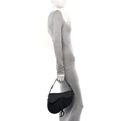 Christian Dior Ultra Matte Calfskin Saddle Bag Black 2 of 10