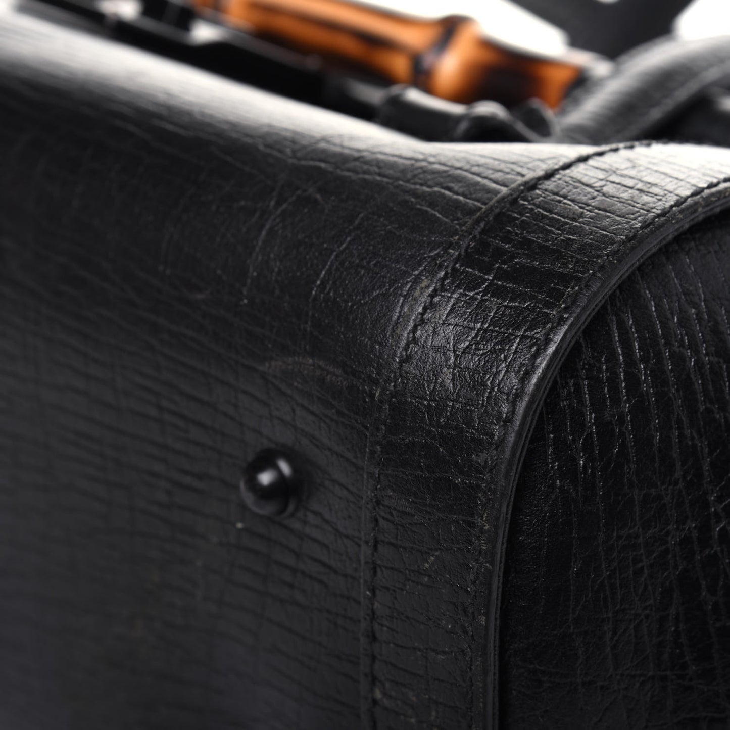 Calfskin Bamboo Bullet Black