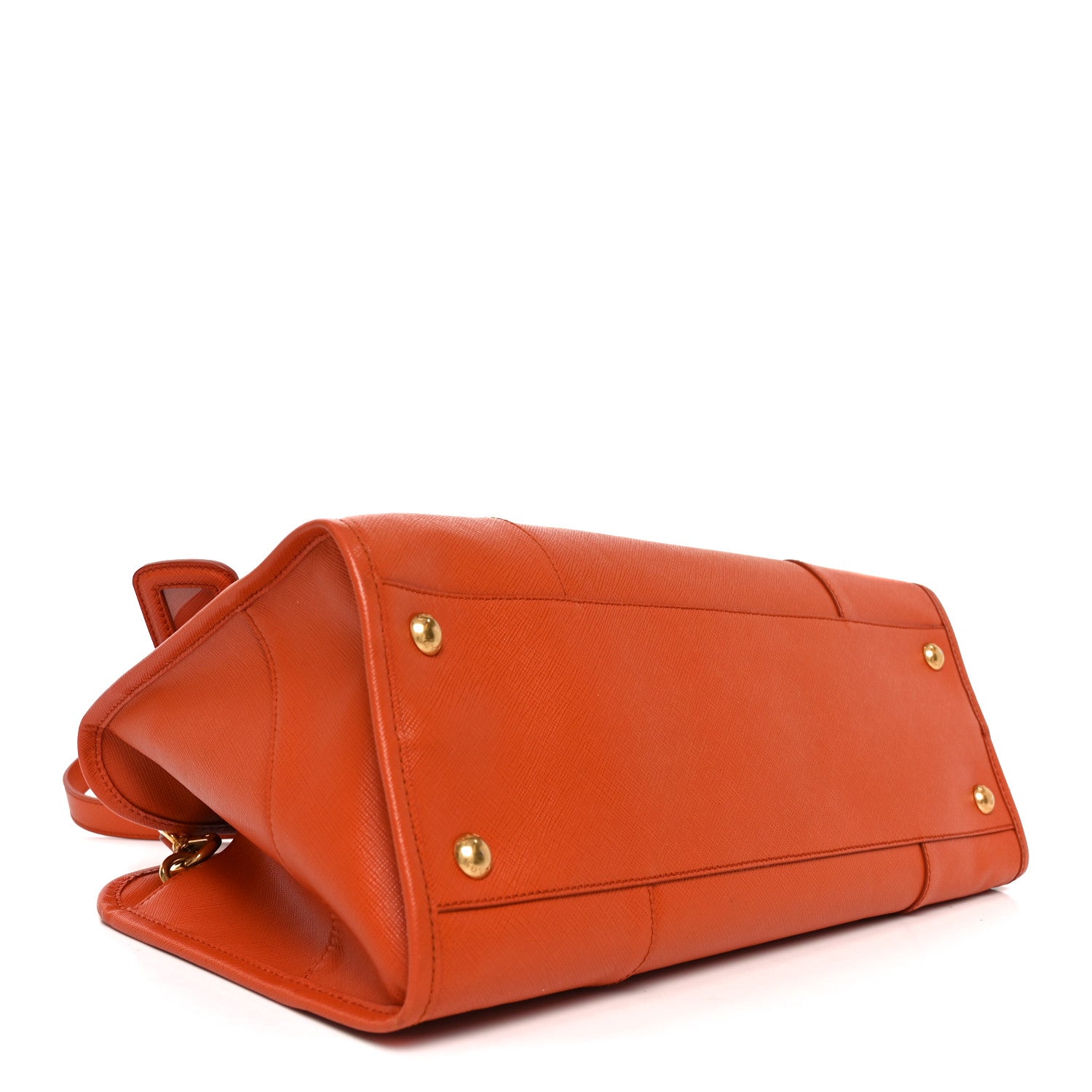 Prada Saffiano Lux Tote Papaya 4 of 9