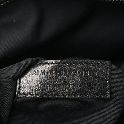 Saint Laurent Crinkled Calfskin Matelasse Monogram Medium Niki Chain Satchel Storm 7 of 10