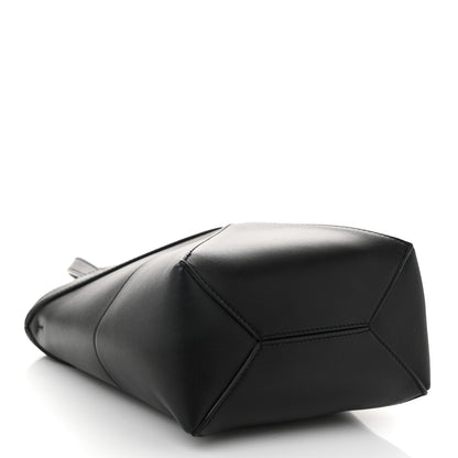 Loewe Shiny Calfskin Mini Puzzle Fold Tote Black 4 of 10