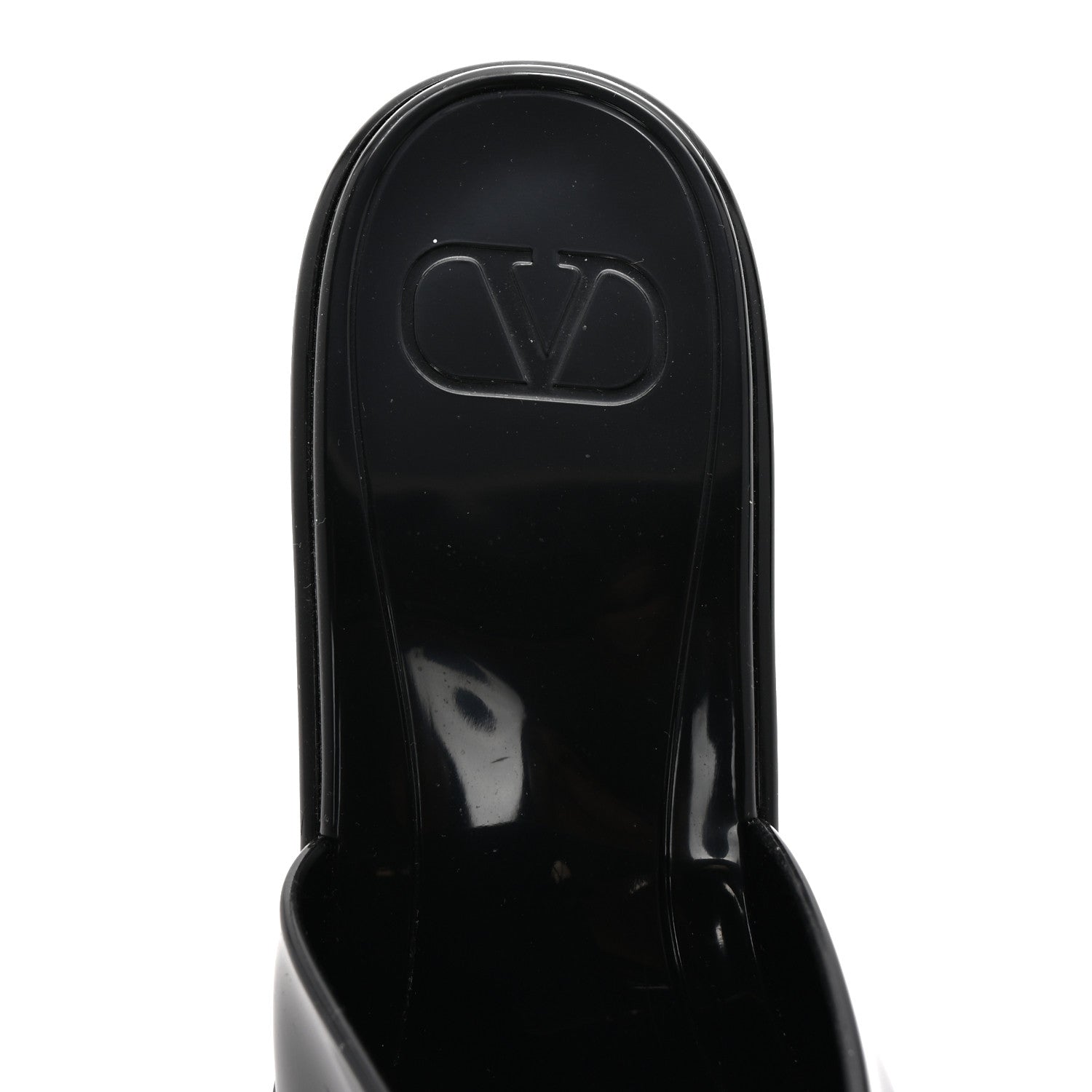 Valentino Garavani Rubber VLogo PM Platform Slide Sandals 39 Black 7 of 13