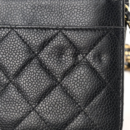 Chanel Caviar Quilted Wallet On Chain WOC Black 12 of 12
