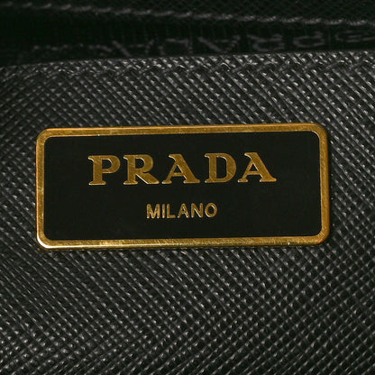 Prada Saffiano Medium Galleria Double Zip Tote Black 6 of 10