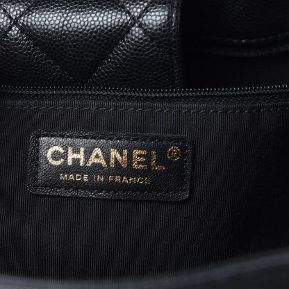 Chanel Caviar Quilted Large Classic Shopping Tote Black 6 of 9