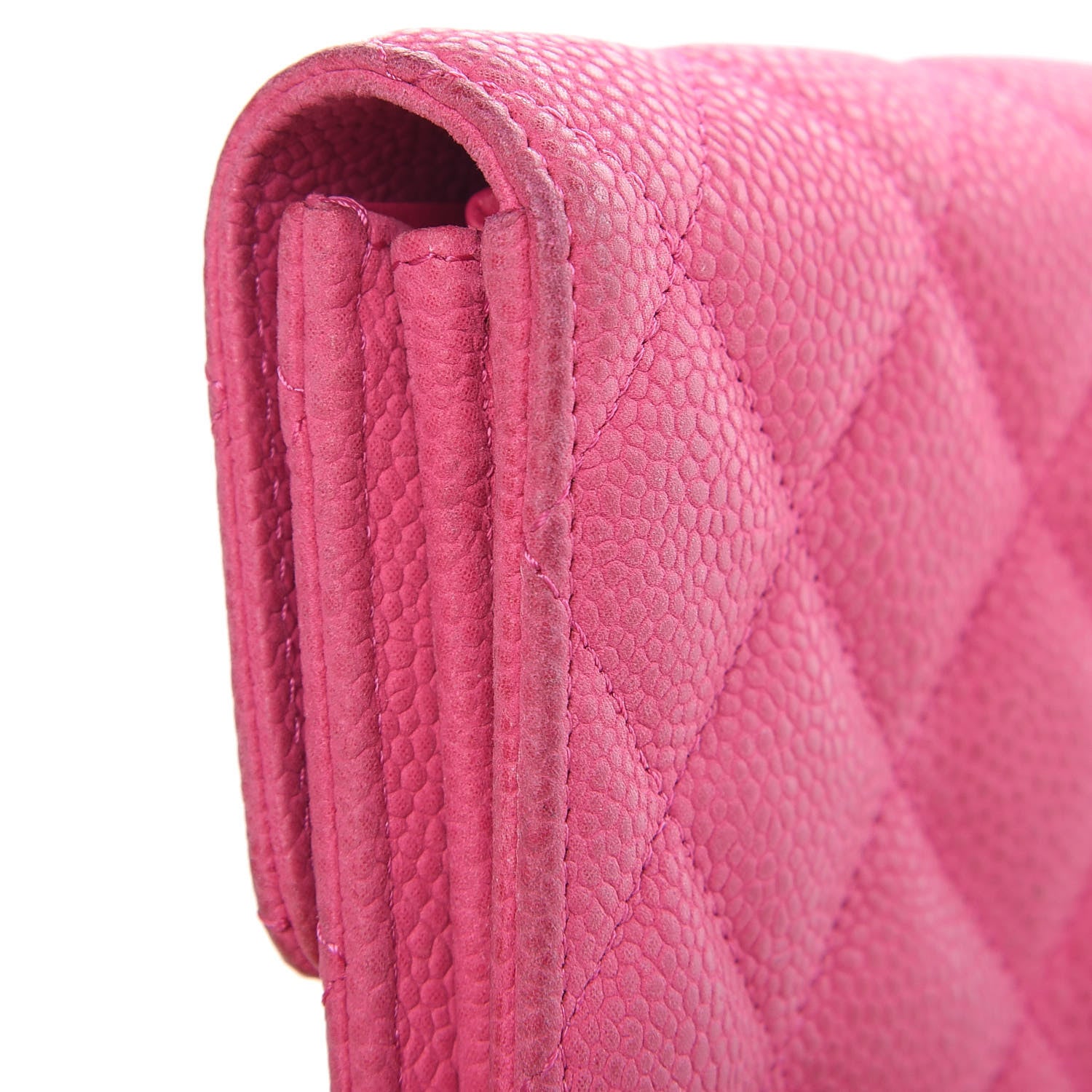 Chanel Iridescent Caviar Quilted Large Flap Wallet Pink 13 of 13