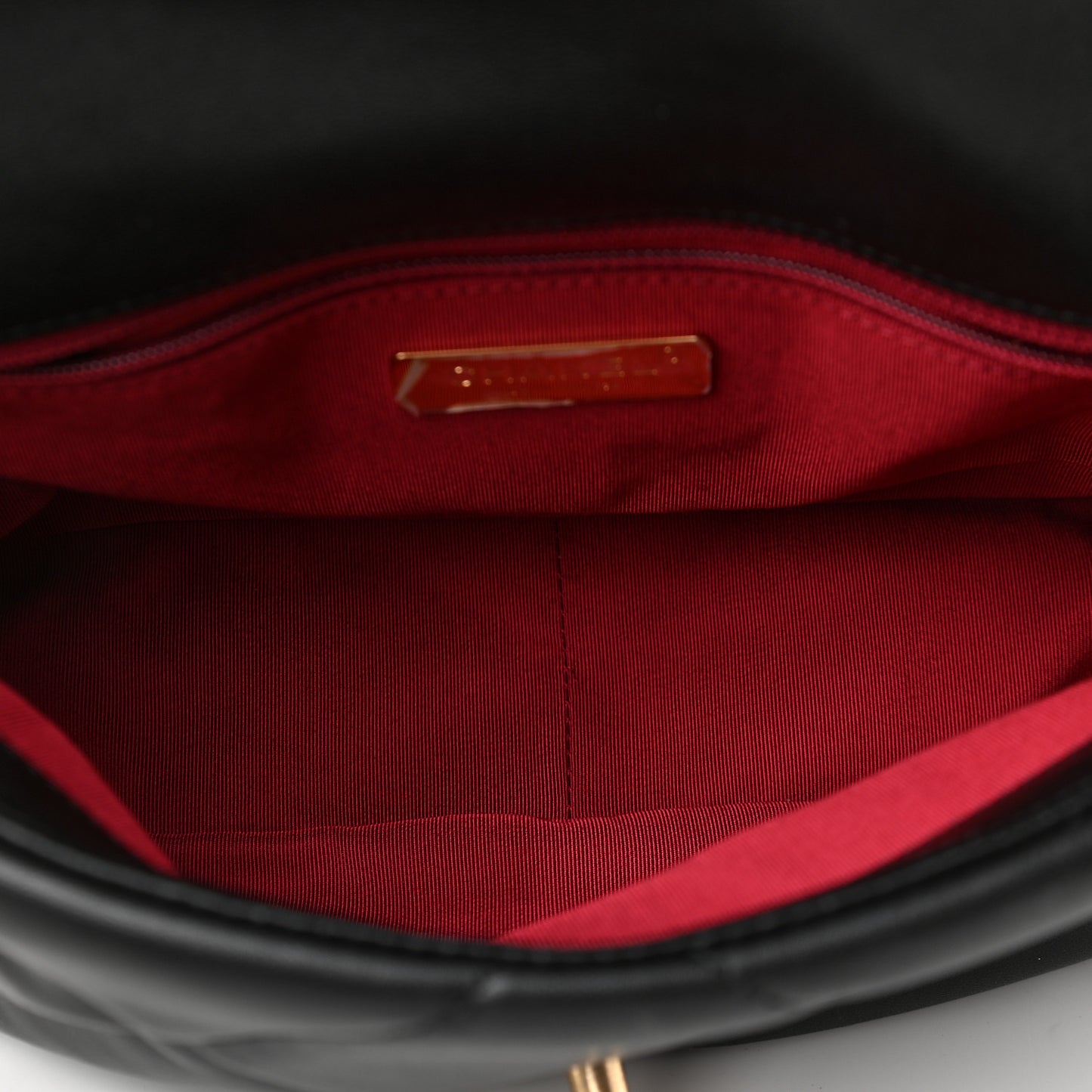 Lambskin Quilted Medium Chanel 19 Flap Black
