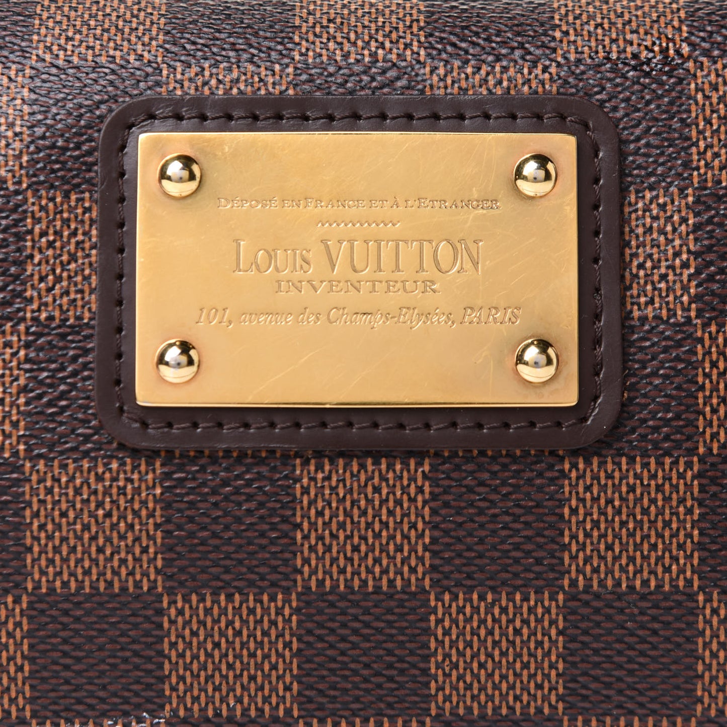 Damier Ebene Eva Clutch