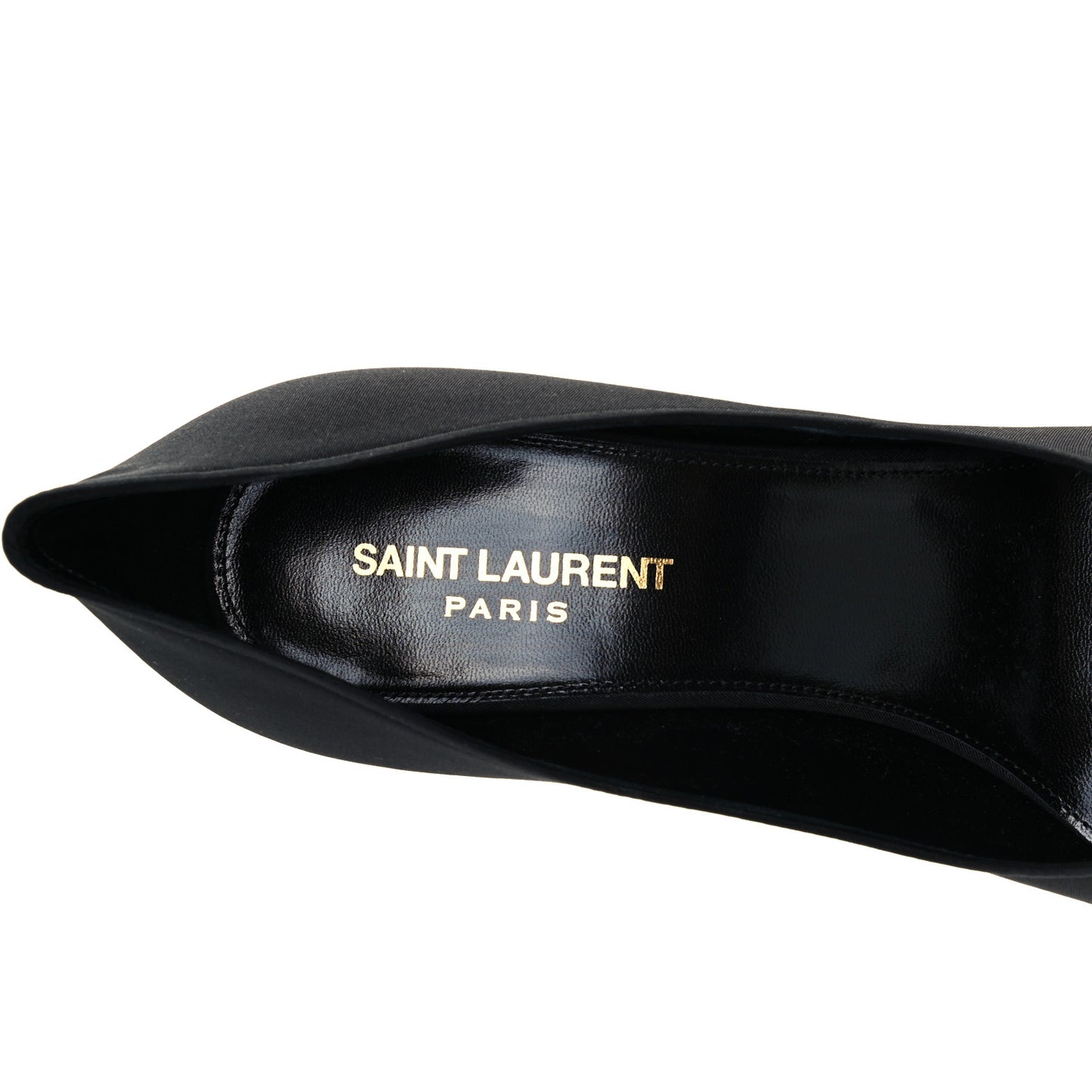 Crystal Embellished Faille Paris 95 Pumps 38 Black