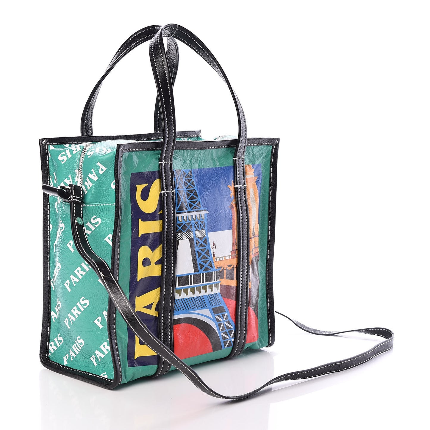 Agneau Arena Paris Print S Bazar Shopper Tote