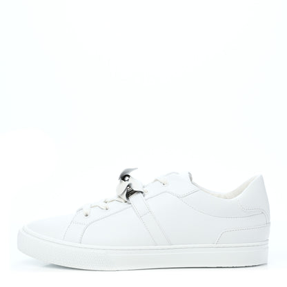 Hermes Calfskin Mens Day Sneakers 43 White 1 of 8
