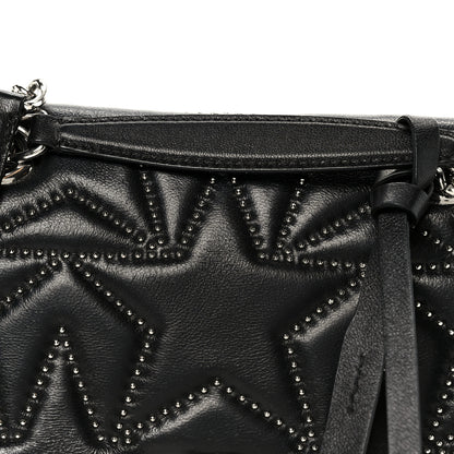 Jimmy Choo Nappa Star Quilted Studded Small Helia Shoulder Bag Black 9 of 12