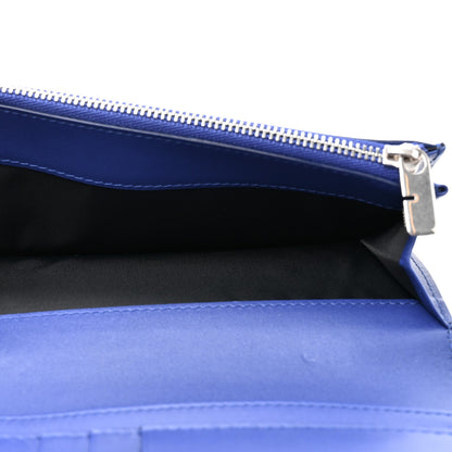Burberry Calfskin Cavendish Continental Wallet Blue 6 of 8