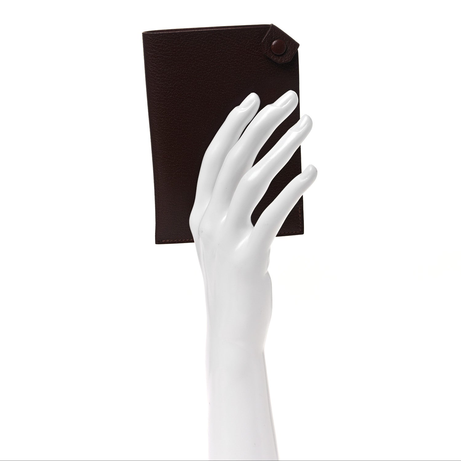 Hermes Chevre Chamkila Tarmac PM Passport Holder Terre 2 of 8