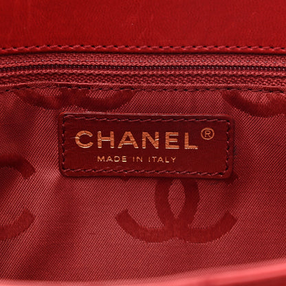 Chanel Lambskin Quilted Clutch Red 6 of 16