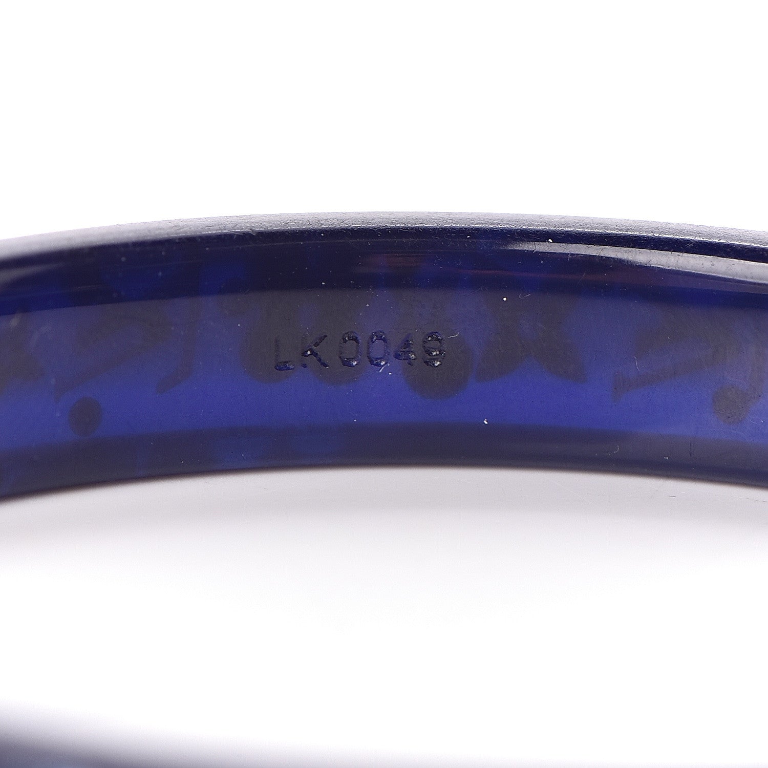 Louis Vuitton Resin Swarovski Medium Inclusion Bracelet PM Navy 4 of 4