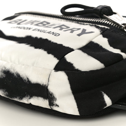 Burberry Nylon Logo Small Cannon Bum Bag Black White 9 of 9