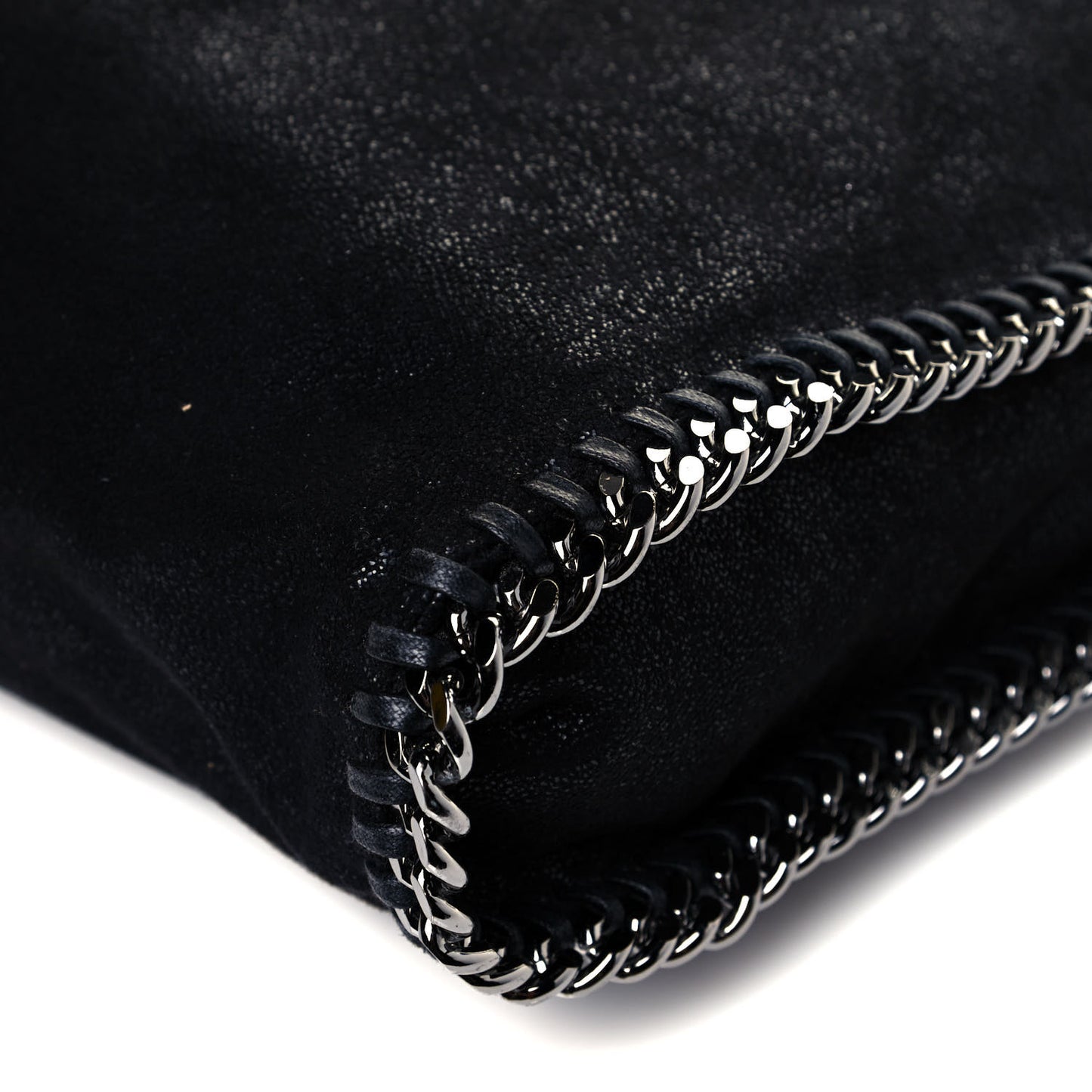 Shaggy Deer Small Falabella Tote Black