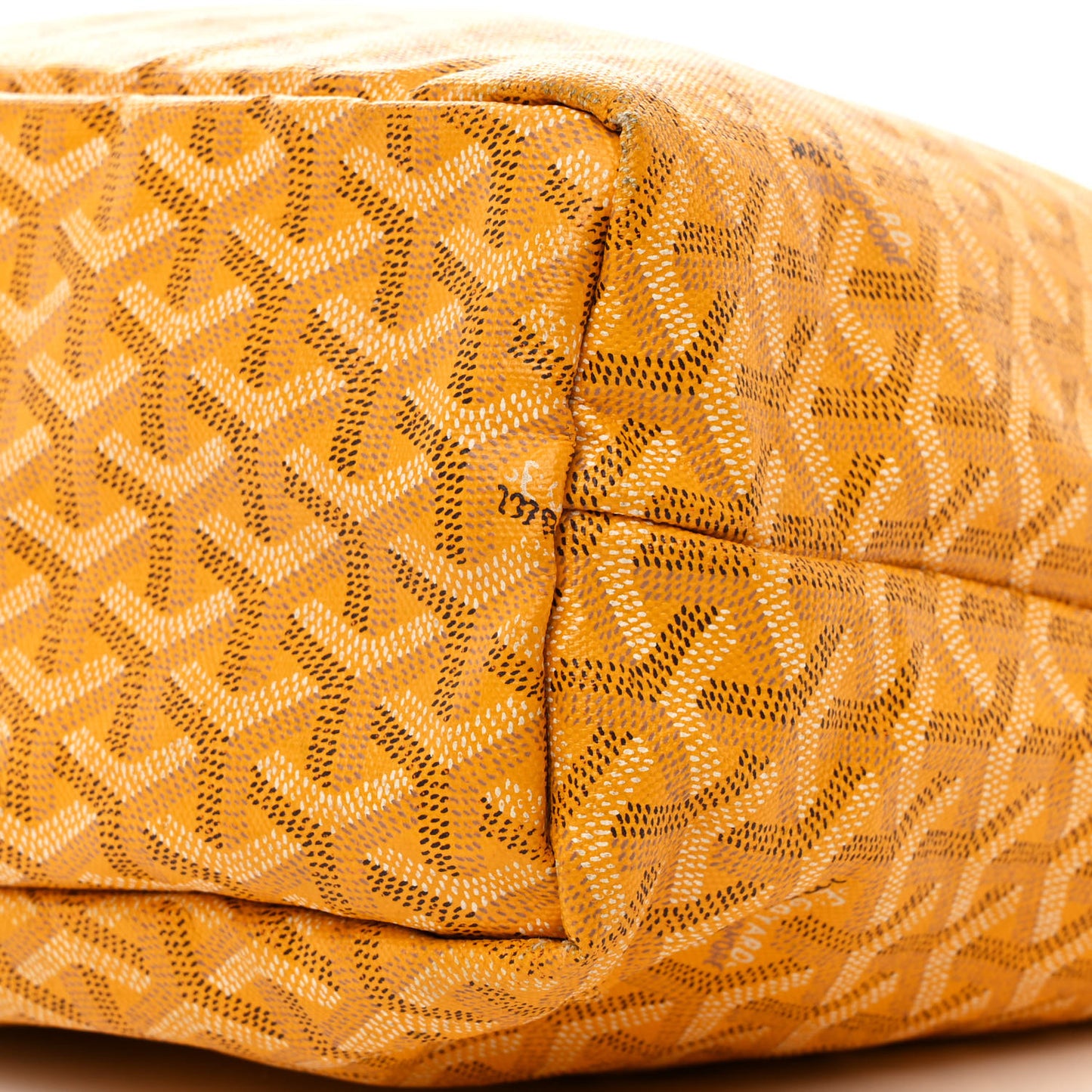 Goyardine Fidji Zip Hobo Yellow