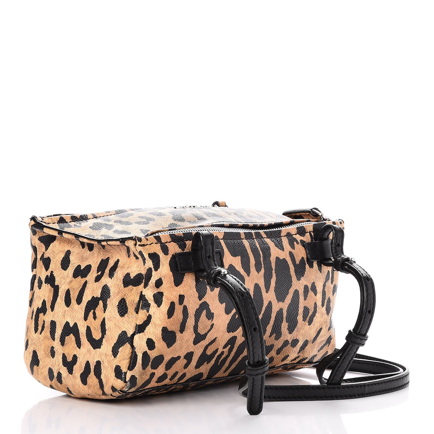 Givenchy Calfskin Leopard Print Mini Pandora Multicolor 2 of 9