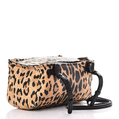 Givenchy Calfskin Leopard Print Mini Pandora Multicolor 2 of 9
