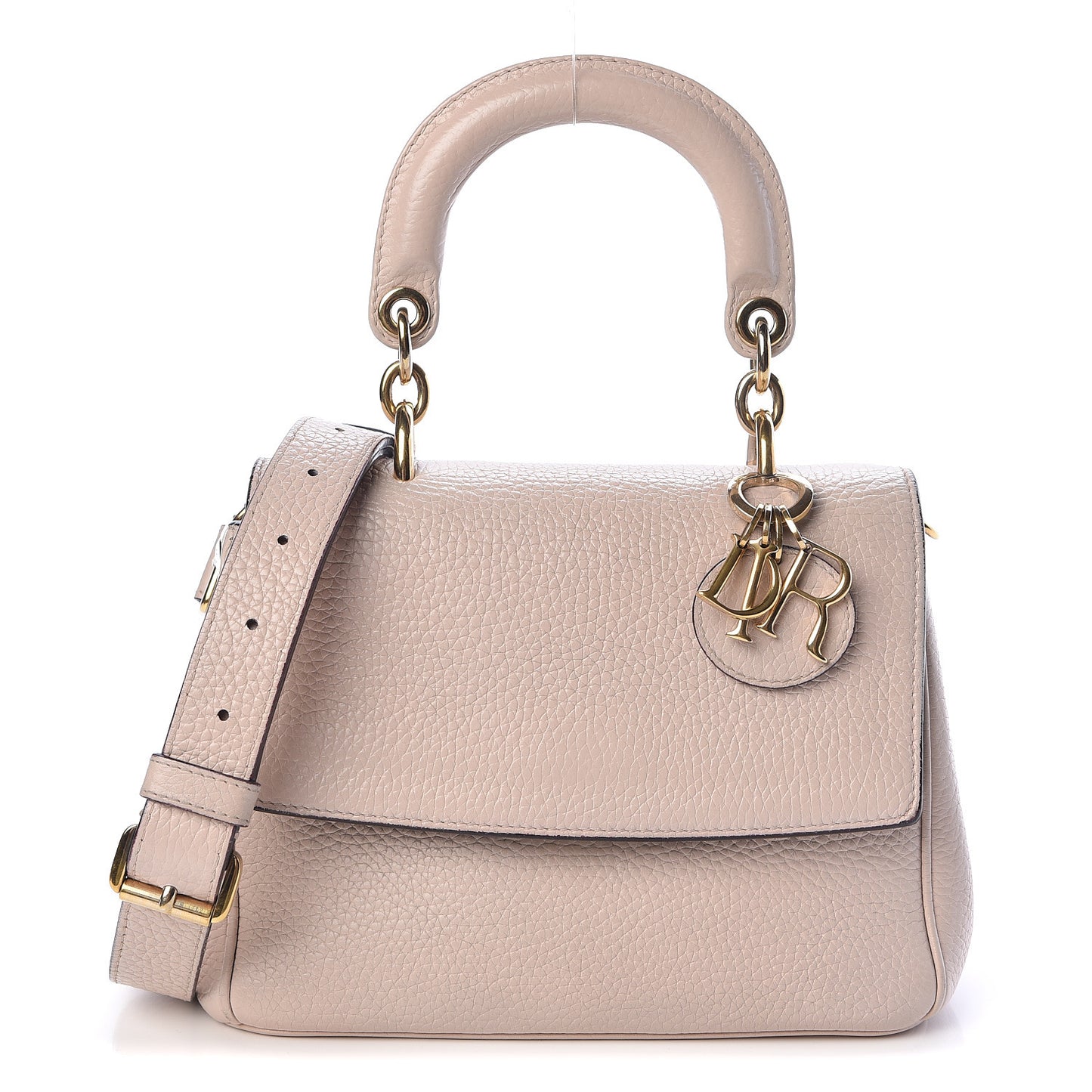 Bullcalf Mini Be Dior Flap Rose Poudre