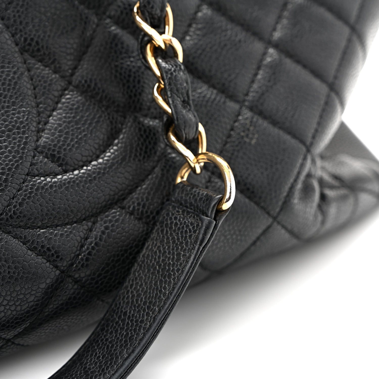 Chanel Caviar Quilted XL Grand Shopping Tote GST Black 14 of 16