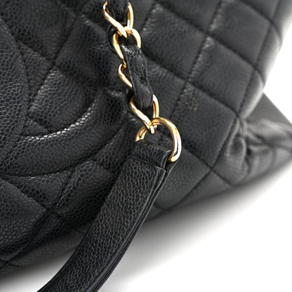 Chanel Caviar Quilted XL Grand Shopping Tote GST Black 14 of 16