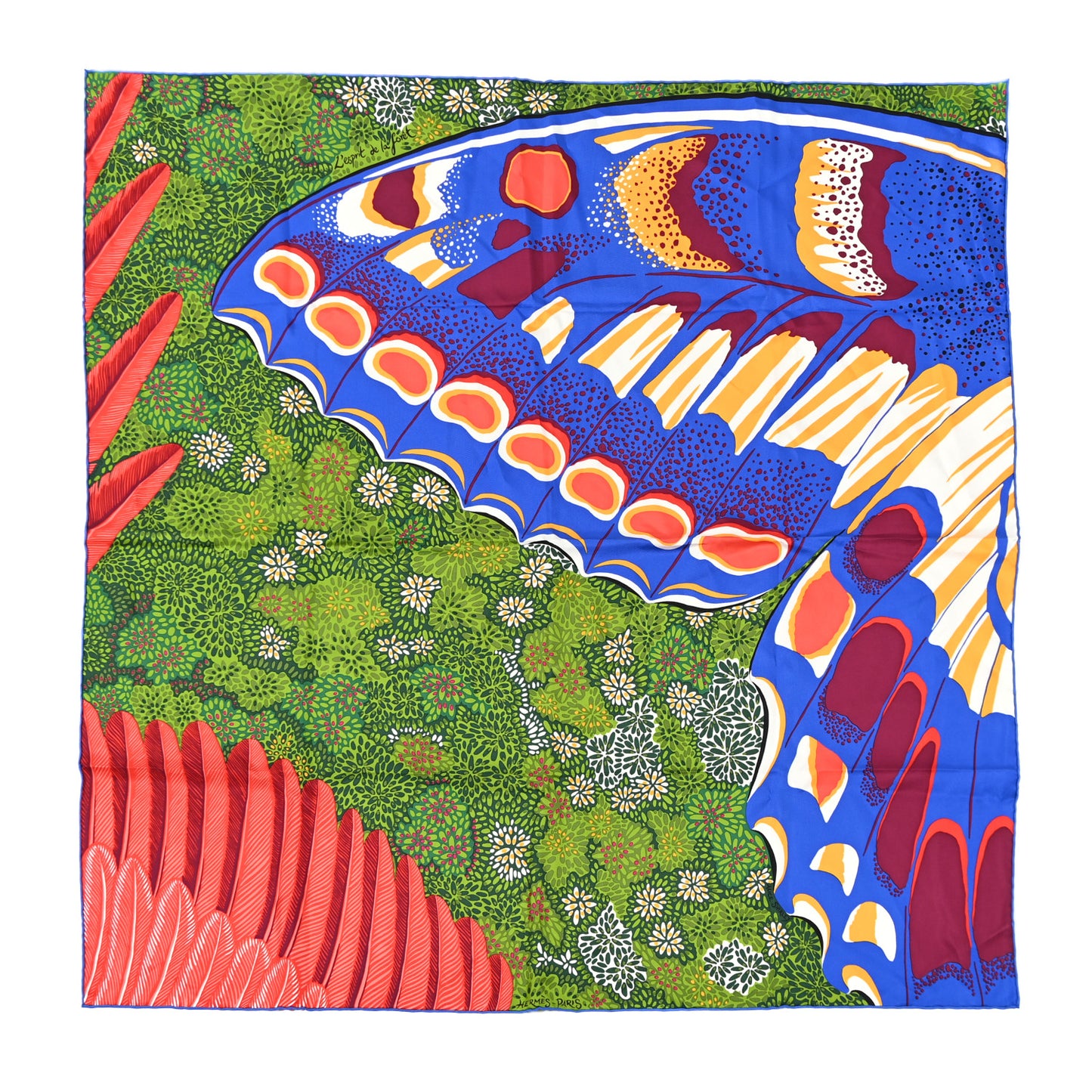 Silk L'Esprit de la Foret Scarf 90