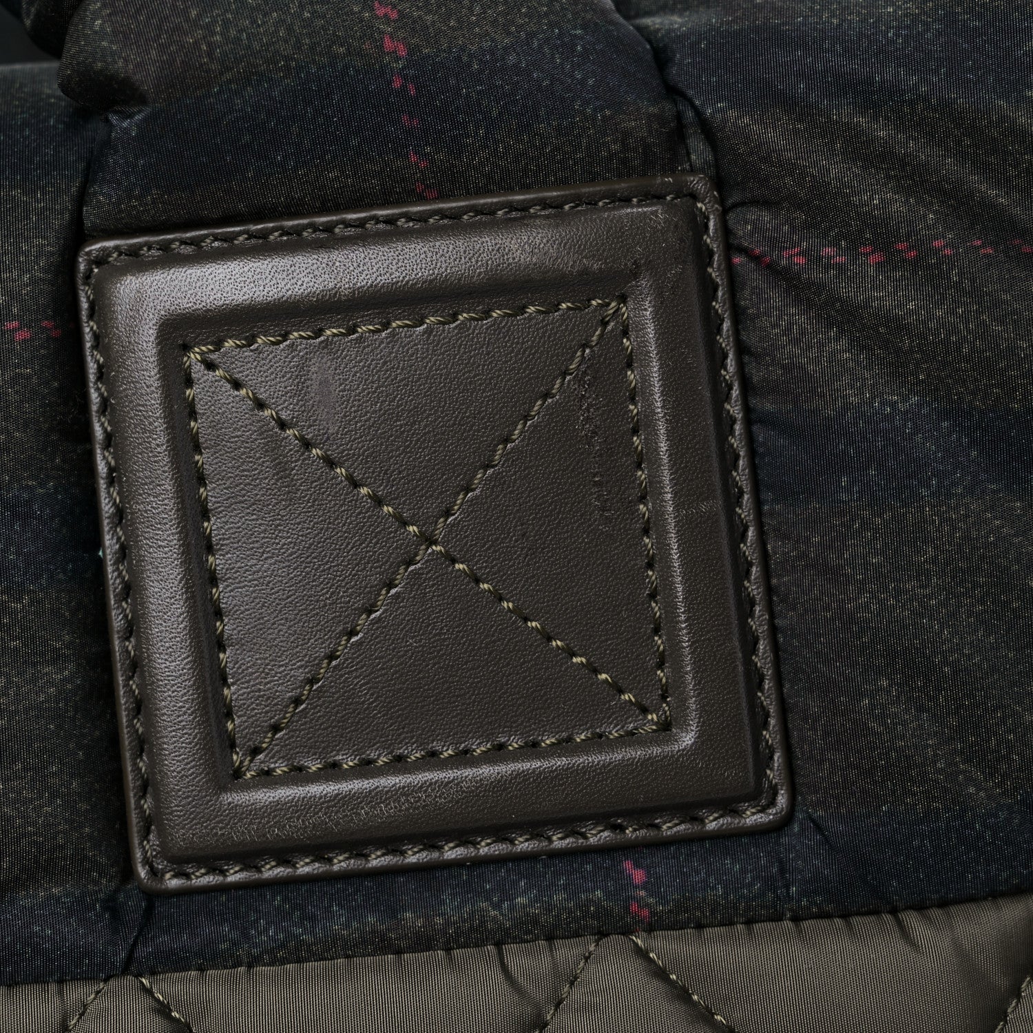 Chanel Nylon Quilted Large Coco Cocoon Tote Khaki 11 of 12