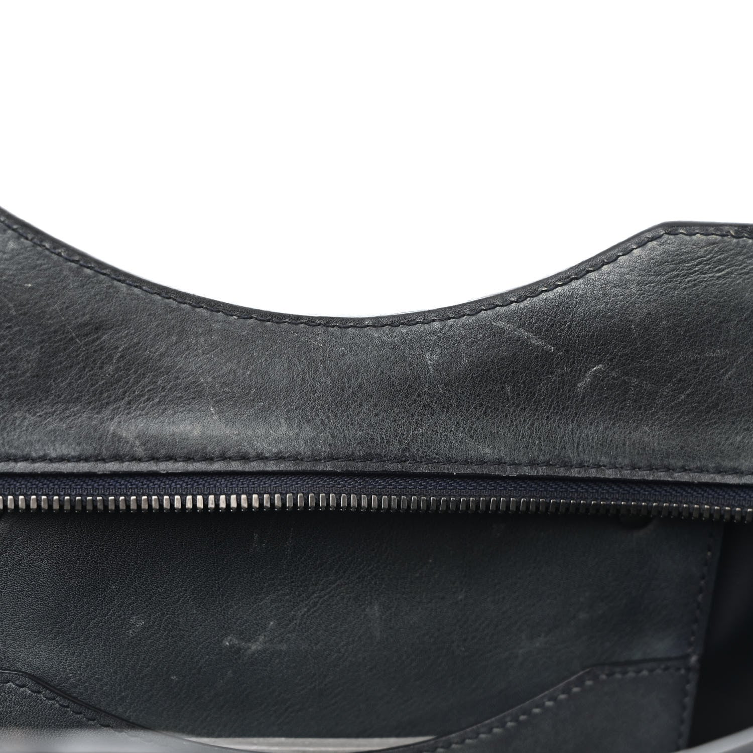 Balenciaga Used Calfskin Silver Hardware Neo Classic City Navy 12 of 18